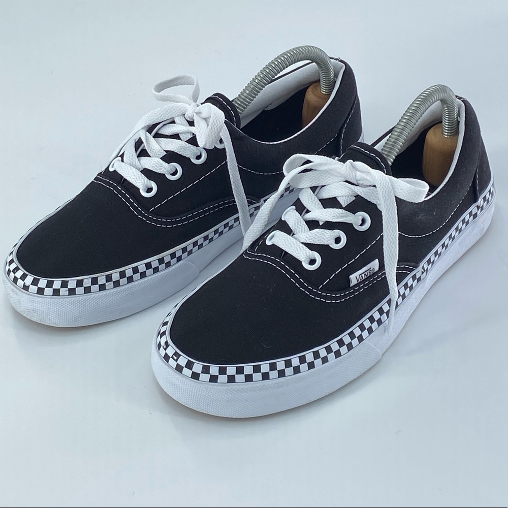 Vans Era Checker Foxing black & white szM 5.5 W 7